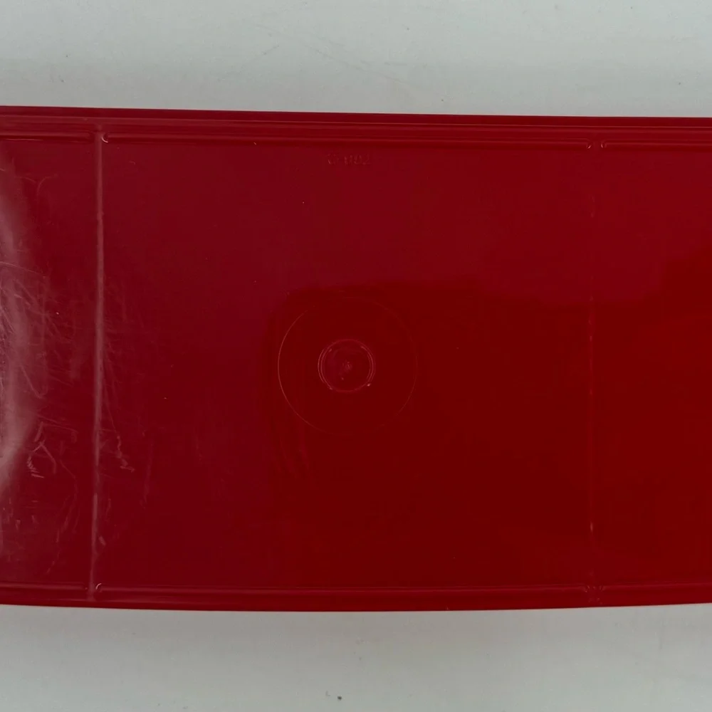 Tupperware Tuppercraft “Stow N Go”‎ Divided Craft Container w Tray#767-4 Red